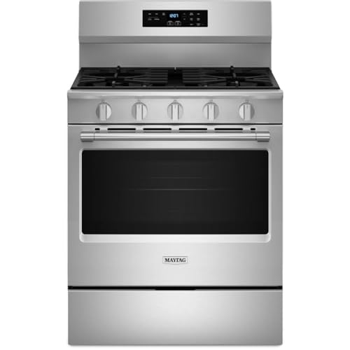 Maytag Stainless Steel 5.0 cu. ft. 30-Inch Wide Gas Range With Air Fry & Bake