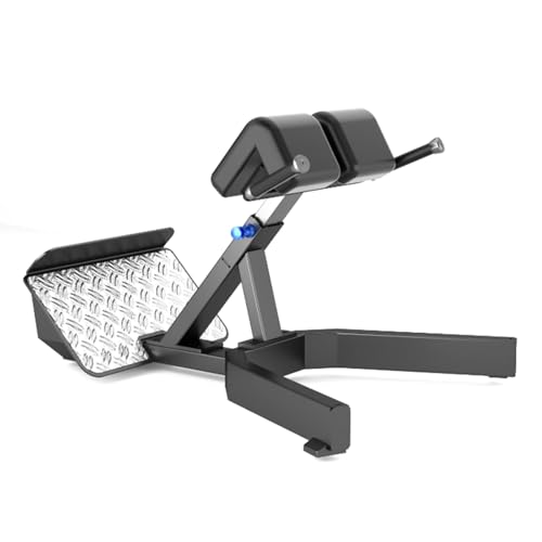 Image of Roman Chair Back Extention - Angle & Height Dual Adjustable Hyperextension Bench for Gym - Adjustable Back Exercise Machine Commercial