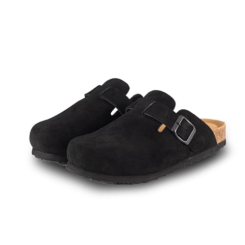 Image of EMMA NEW YORK Womens Clogs Mules Slip-On for Women with Arch Support Cork Footbed Potato Shoes