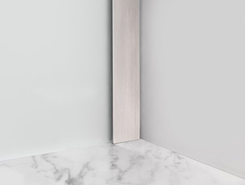 Aston Bromley Gs Completely Frameless Hinged Alcove Shower Door In Frosted Glass & 2-Tier Shelves #TOP4