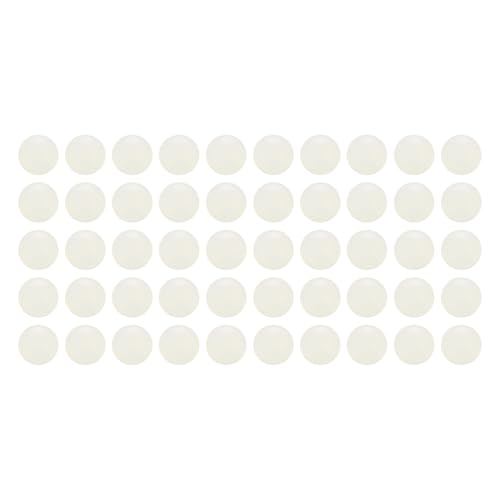 uxcell 50Pcs Nylon Bearing Balls 1/2" 12.7mm Polishing Solid Ball, G2 Precision, White