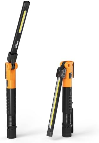 Yzoni W6 3-Light Source Pocket Work Light, Rechargeable Magnetic ...