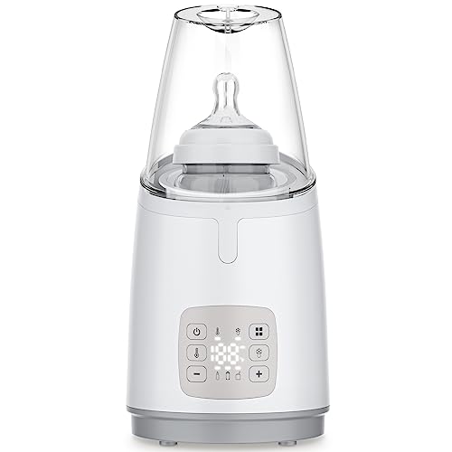 Baby Bottle Warmer for Breastmilk, Baby Food Warmer with Timer and Auto Shut Off