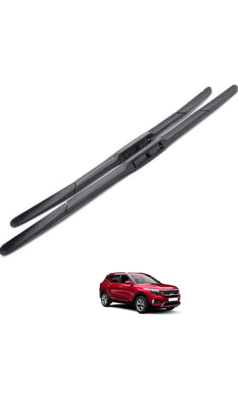 Image of AWB Front Hybrid Wiper Blades Compatible with Kia Seltos (Pack of 2)