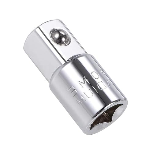 3/8 Inch Drive (F) X 1/2 Inch (M) Socket Adapter 1/2 to 3/8 Socket Adapter Female to Male(Silver)