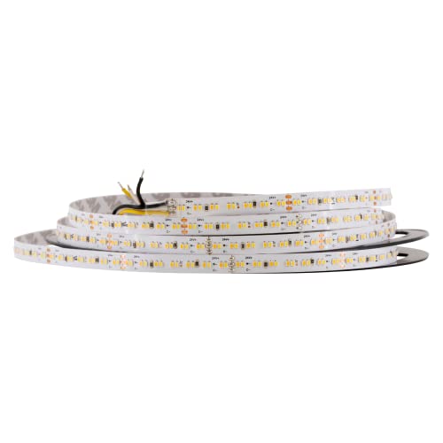 iluminize Tira de luz LED Ambience (CCT, blanco ajustable) con 280 ledes por metro, IPNano, 24 V, 2700 K - 6000 K, rollo de 5 m Cover