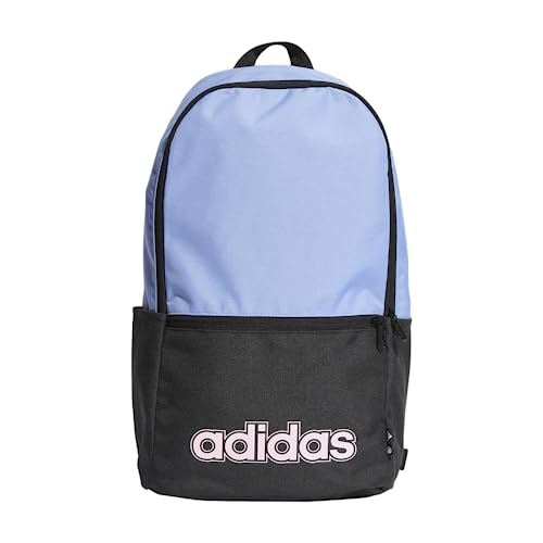 Mochila Adidas Classic Linear Day Azul Claro e Preto 20 Litros