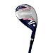 Wilson Women's Profile Complete Golf Set with Cart Bag - Right Hand, Petite, Ladies, Navy/Rose Gold/Silver
