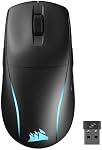 Corsair M75 sans fil RGB Léger FPS Souris de jeu – 26,000 DPI – Boutons latéraux swappables – iCUE Compatible – PC – noir