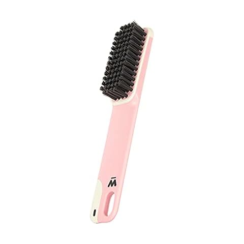 MARMODAY Suede Shoe Brush Cleaning Soft Buffing Bristle Swayed Small Complete Natural Pink Cover