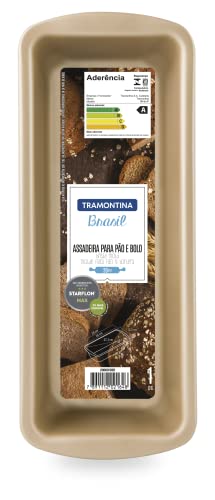 Tramontina 20069726 Forma para Pão e Bolo de Alumínio com Revestimento Interno Antiaderente, Vermelh