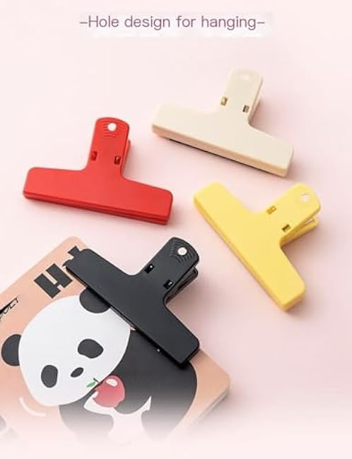 Magnetic Clip for Food Storage Versatile Refrigerator Magnetic Clips Bag Clips with Airtight Seal for Freshness Perfect for Chips and Snacks!£¨brown£©