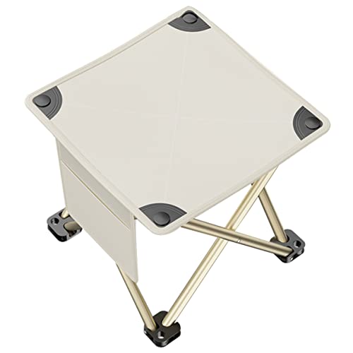 KOMBIUDA Lightweight Portable Camping Stool Foldable Outdoor Chair for Fishing Travel and Picnics Compact Design Easy to Carry Supports Adults for Garden and Outdoor