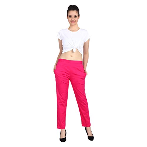 Image of SriSaras Women's Premium Cotton Trousers /Pants