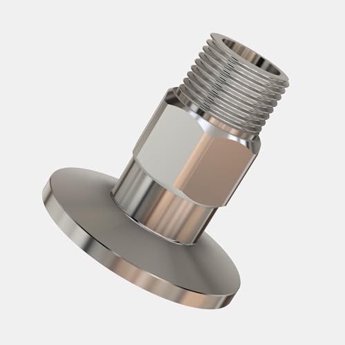 Image of bmotiontech MNPT x KF25 flange fitting (ISO-KF KF25 QF25 NW25) (3 /8 inch MNPT, 1PC adapter only)