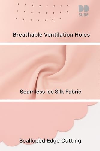 UPF50+ Ice Silk Sun Protection Face Mask for Women – Cooling Breathable UV Neck Gaiter with Ear Loops for Daily Outdoor Wear3