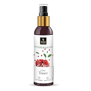 Good Vibes Pomegranate Glow Toner 200 ml, Anti Ageing Hydrating Light Weight Moisturizing Face Spray Toner for All Skin…