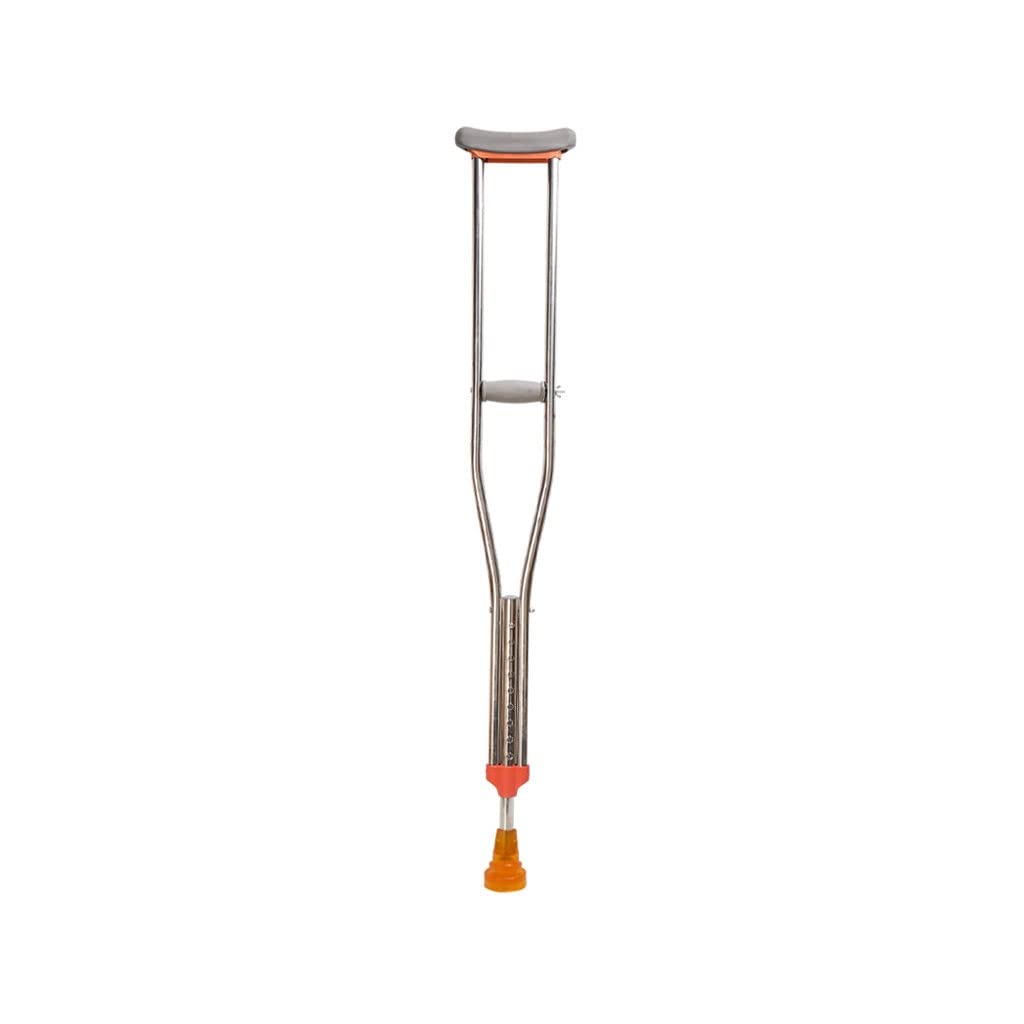 Muleta axilar de una Sola muleta for Fractura con bastón Antideslizante for Hombres y Mujeres Mayores con Garra de Esquina de Cuatro Patas (Color : A)
