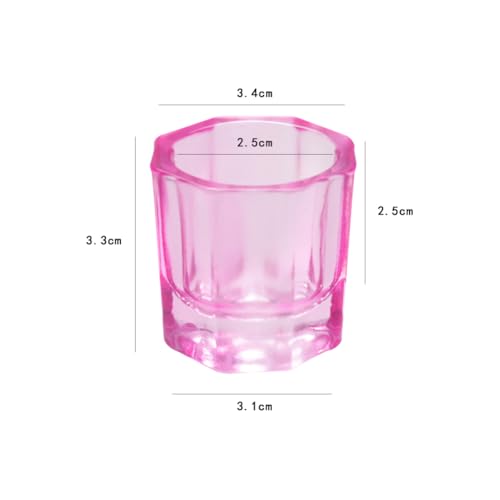 Juego 2 Pzas Vasos de Cristal para Manicura miniatura 2
