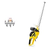 Heckenschere (Klingenabdeckung, 450 mm Klingenlänge, Schnittdurchmesser 18 mm), elektrische Heckenschere, Gartenschere, elektrisch (Typ A 550 W (30 m Netzkabel)) (Typ 700 W (0,35 Meter Draht))