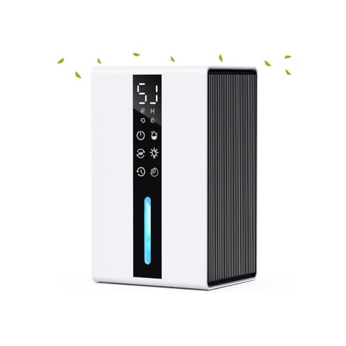 Deshumidificateur d Air avec Réservoir 1,8L - Déshumidificateur...