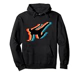 Amante del Parkour Retro Vintage, Amante del Parkour Diverti Sudadera con Capucha