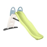 Smoby Life - Funny Wellen-Rutsche mit min.84% Recycling-Anteil– Große Rutsche mit Wasseranschluss, 2 Meter lang, mit Rutschauslauf, Verstrebung, für Kinder ab 2 Jahren