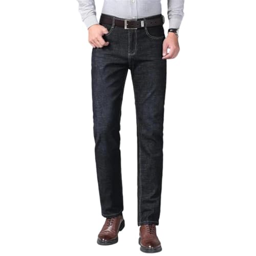 Men's Loose-fit Jeans, Versatile Business Casual Trousers, Comfortable Pants for All Seasons