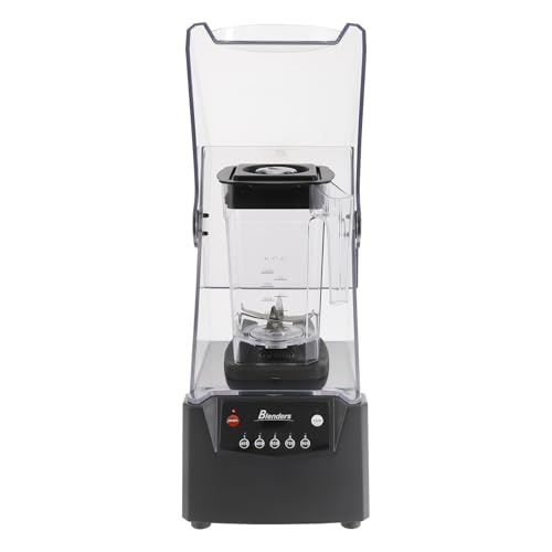 CHINEGER Soundproof Smoothie Machine 1.8L Large Capacity Commercial Blender All in One Blender for Smoothies with Soundproof Cover with Buckle & Custom Time for Ice Crush & Shakes 110V 2600W