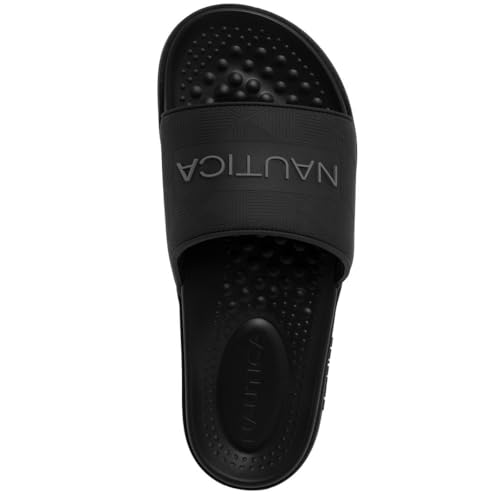 Image of Nautica Men's Athletic Cushioned Casual Slip On Shower Pool Beach Slide Sandals