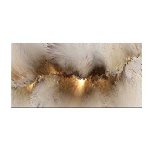 Poster clouds original abstrait pour decoration de chevet et ambiance de chambre a coucher zen