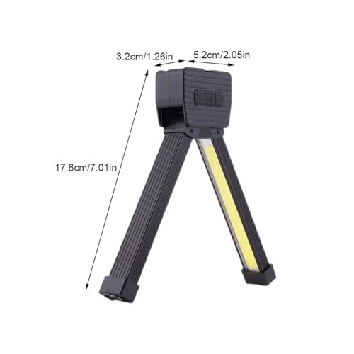Linterna LED con imán recargable para reparar el coche sin usar las manos y evitar la oscuridad 4