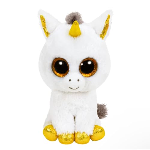 Beanie Baby Pegasus White Horse Unicorn Plush Toy 6inch