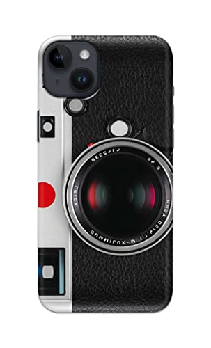 Image of Printed Hard Back Cover Case for Apple iPhone 14 Back Cover (Vintage Camera) -702