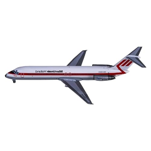 Modelo de avión vintage escala 1:400 DC-9-32 CLMJHG adorno de metal fundido para escritorio 3