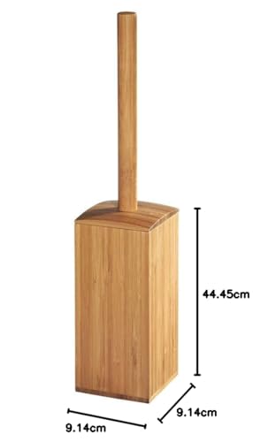 iDesign Formbu Square Bowl Brush, Bamboo Brown