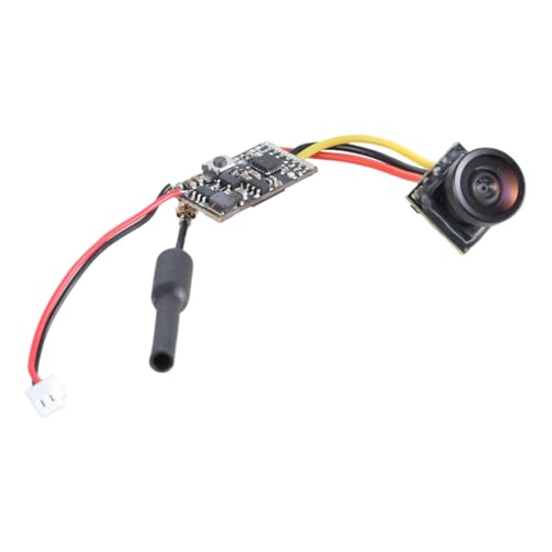 KANGQL 5.8G Transmitter, 40CH 25mw 5.8G 800TVL Quadcopter Integrated Transmitter with Camera for Aircraft Photography Video Transmission