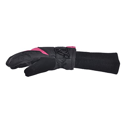 SnowStoppers Kid\'s Waterproof Ski & Snowboard Winter Gloves Extra Small / 4-7 Fuschia