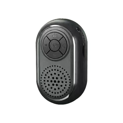 Uxsjakjsd Mini Altavoz Bluetooth, Barra de Sonido Estéreo Portátil con Reproductor de Música MP3 Inalámbrico, Grabadora, Compatible con Radio FM, Tarjeta TF, USB A.