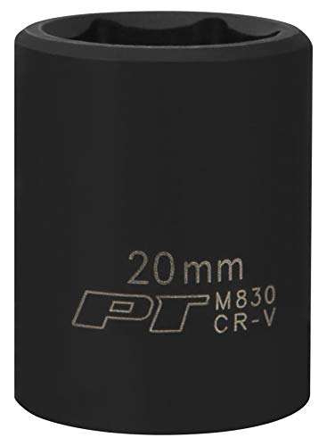 Image of Performance Tool M830 1 /2 Drive 6-Point Impact Socket, 20mm (Pack of 2)