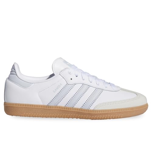 adidas Samba OG Womens (White Halo Blue Gum, US Footwear Size System, Adult, Women, Numeric, Medium, 6)2