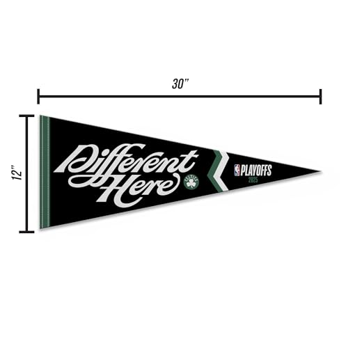 Image of Rico Industries NBA Basketball 12 inch x 30 inch Felt Wall Decor Pennant - Great for Home /Bed Room /Man Cave Decor