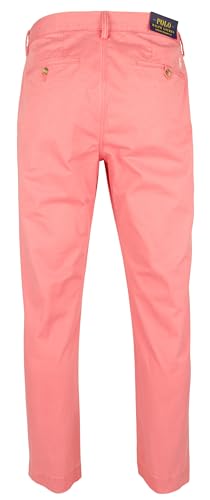 Polo Ralph Lauren Men's Stretch Straight Fit Chino Pants Rd 32x30 Pale Red3