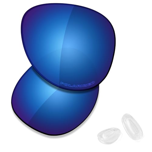 Image of SAUCER Premium Replacement Lenses & Nosepads for Oakley Elmont M OO4119 | UV400 Protection, Anti-Scratch, Precise Fit