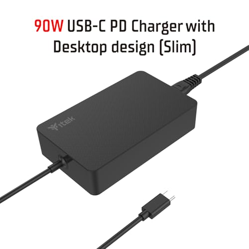 iTek ITNBSDC90 Alimentatore Universale per Notebook e Dispositivi Usb-C 90W Slim Design - 2