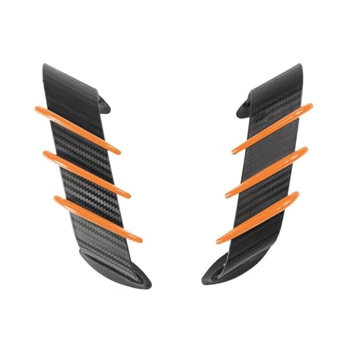 Spoilers aileron aérodynamique pour ZX10R anti-turbulences kit aile fixe orange de carénage