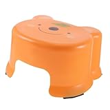 Angoily Rutschfester Dicker Plastik tritthocker Cartoon Fußhocker für Bad Küche Stabil und Platzsparend Geeignet für Schwangere