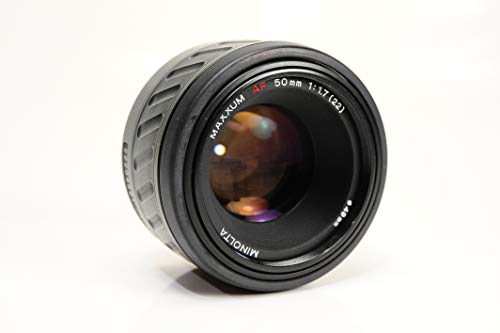 Minolta AF 50mm F1.7 Full frame Lens for A mount Sony/Minolta SLR DLSR Cameras (Renewed)