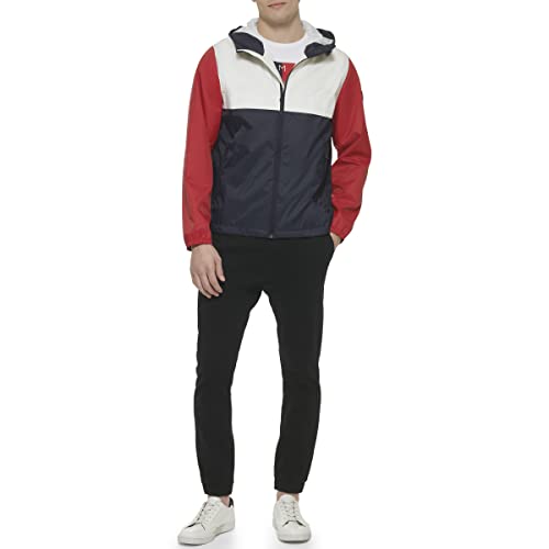 Image of Tommy Hilfiger Men's Simple Hooded Rain Jacket