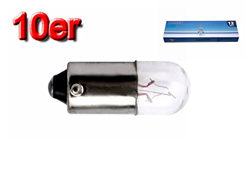M-Tech Z27 Lámpara BA9S 12V/2W, Set de 10